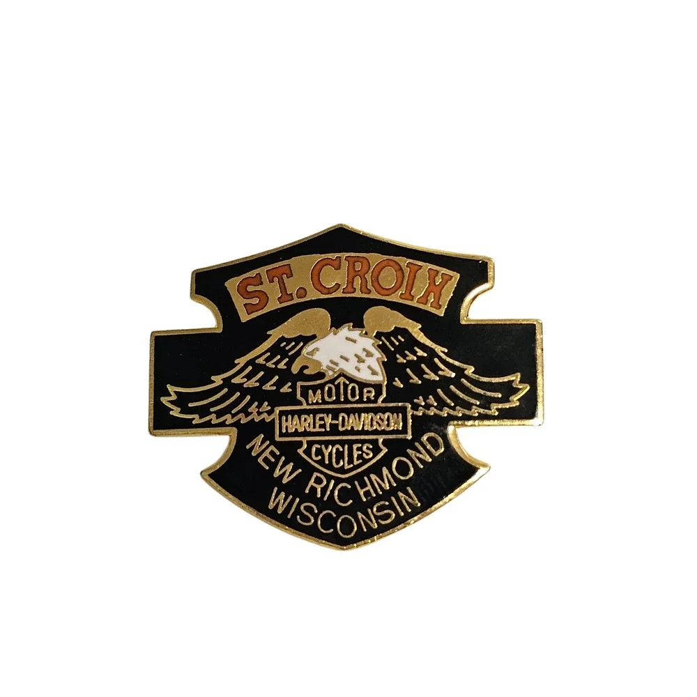 Harley-Davidson St.‎ Croix Pin New Richmond Wisconsin Biker Lapel